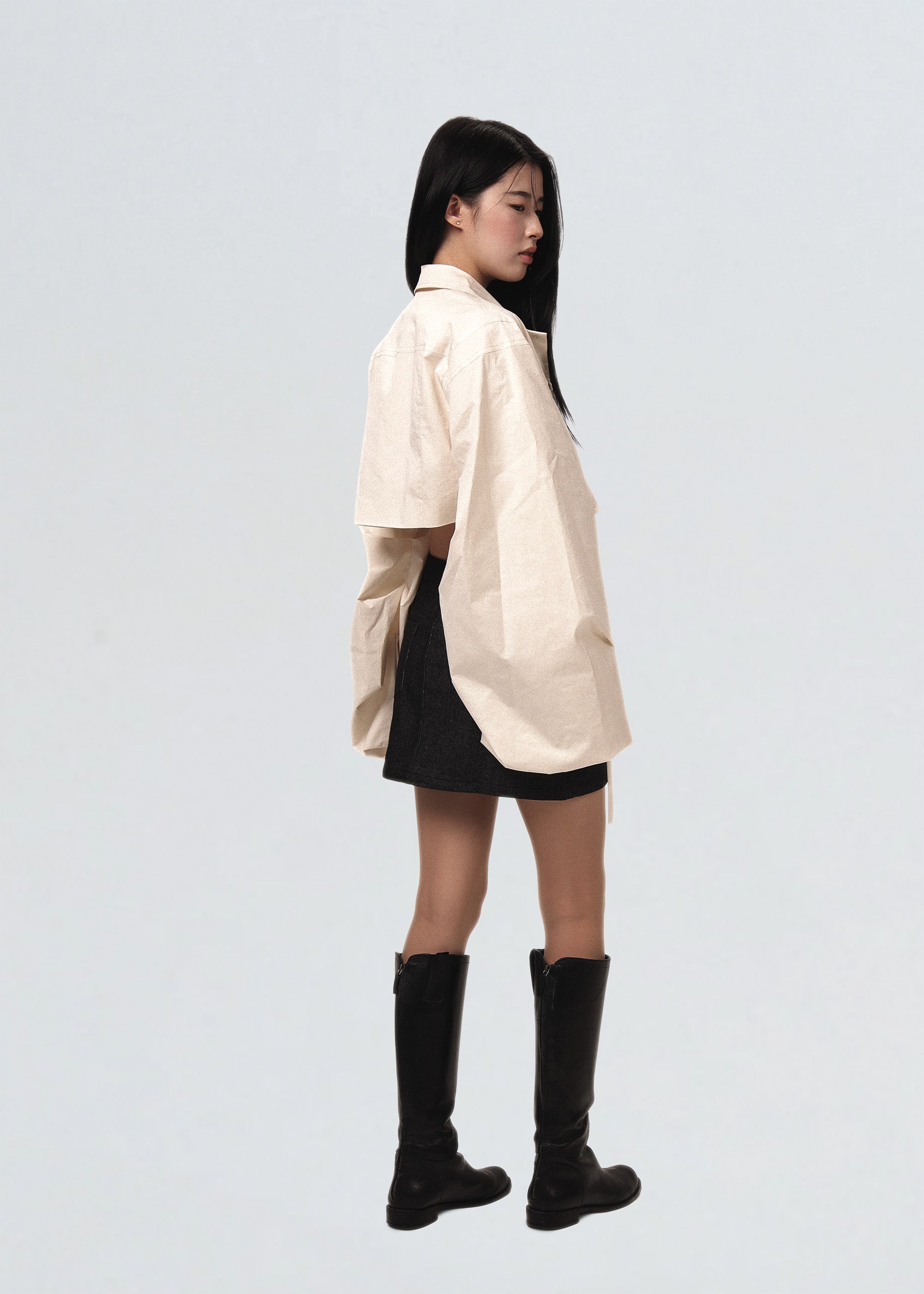 Windbreaker Crop Jacket