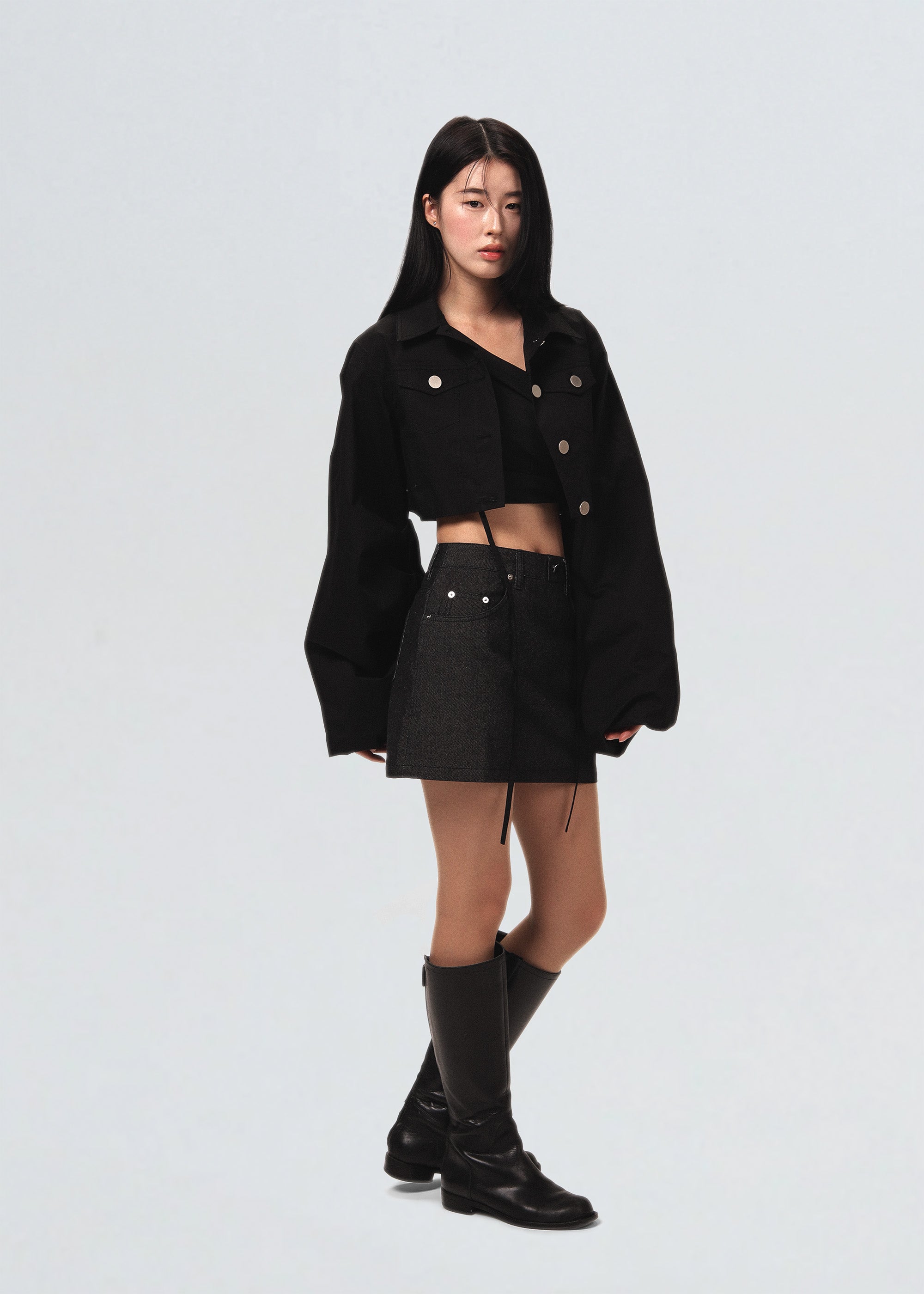 Windbreaker Crop Jacket