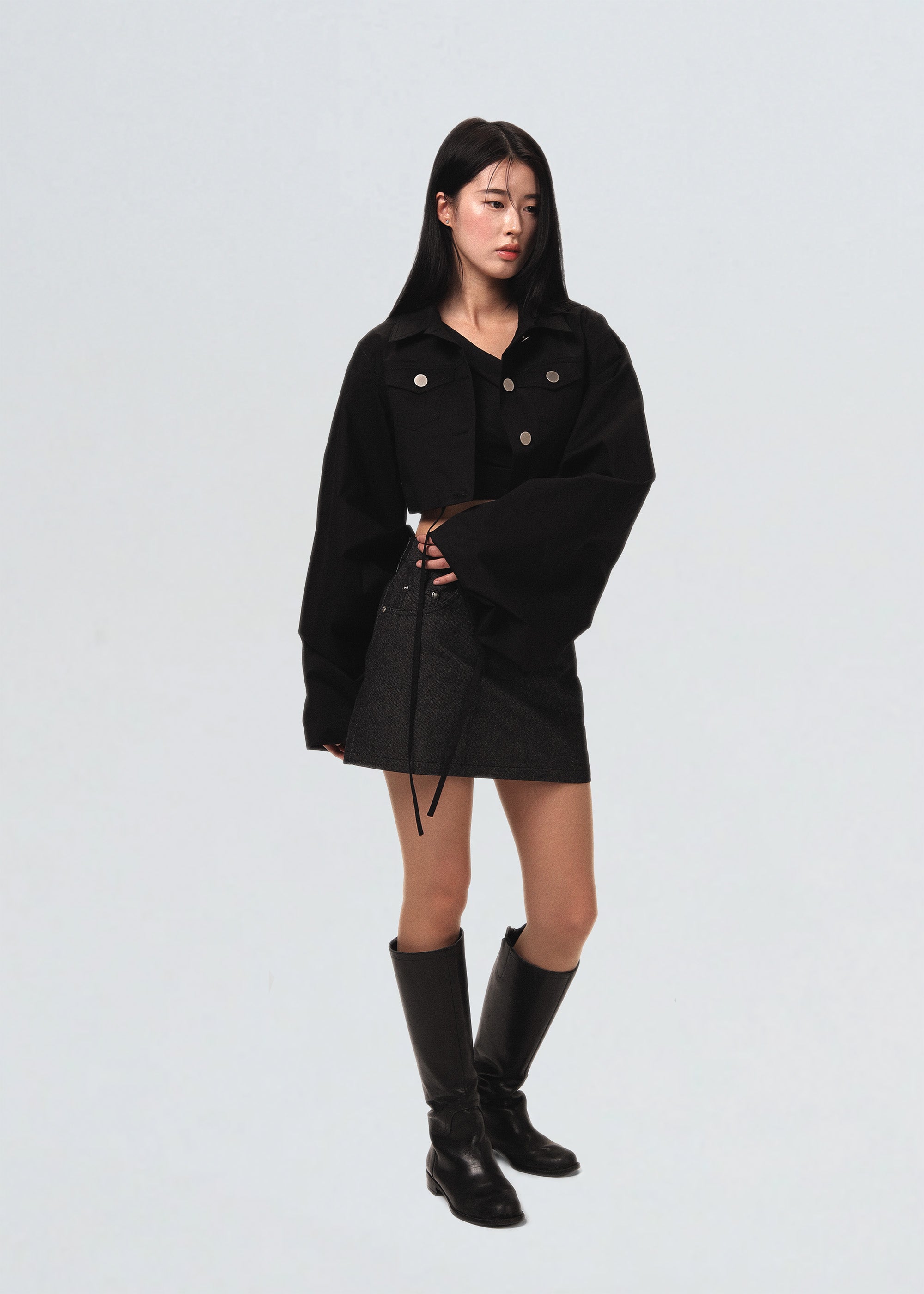 Windbreaker Crop Jacket