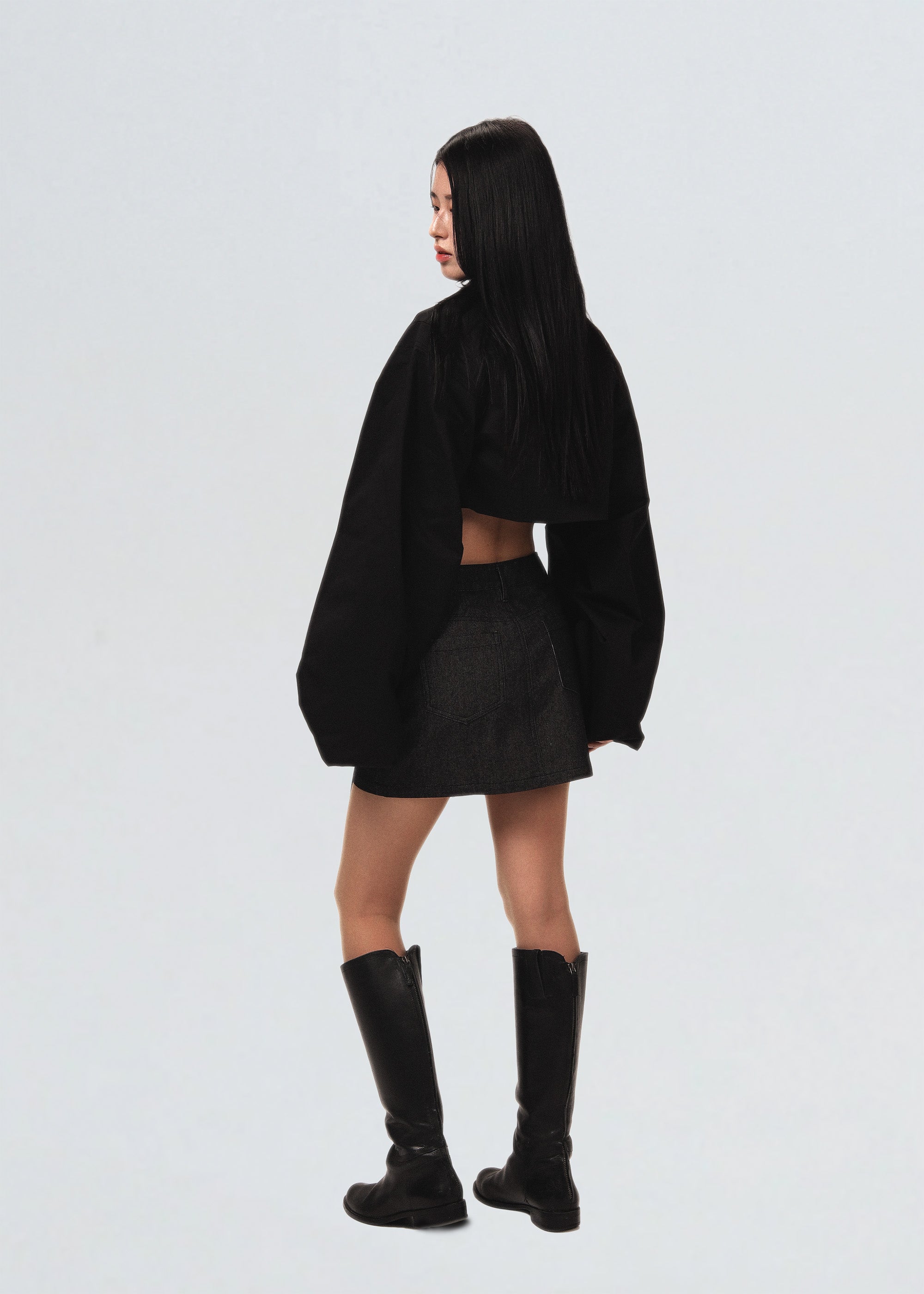 Windbreaker Crop Jacket